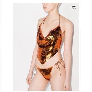 OSEREE Sequin Bikini Set NWT